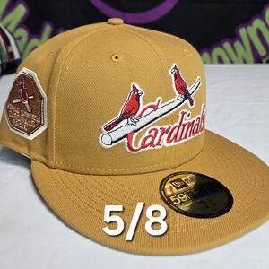🔴SOLD🔴New Era 7 5/8 - Fitted World Exclusive - Panama Tan St Louis Cardinals